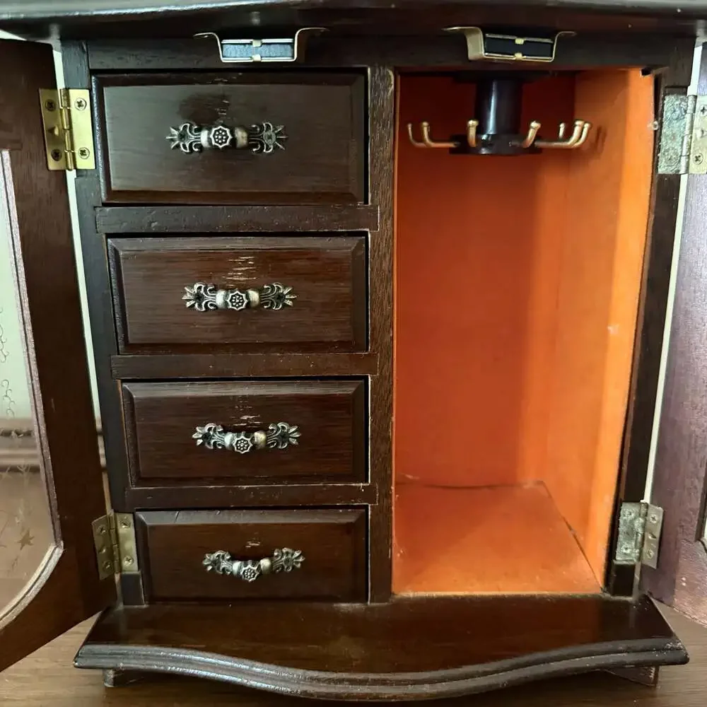 Unknown vintage wooden